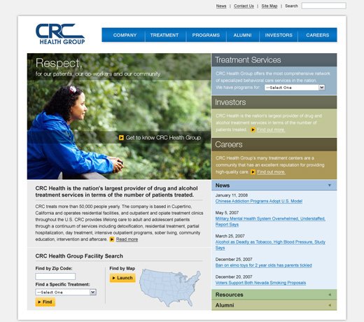 CRC Health Group Homepage
