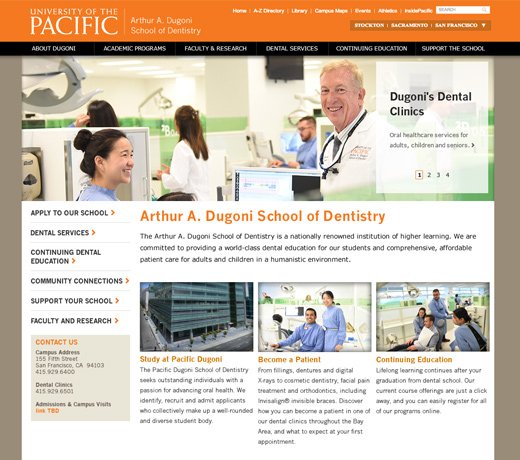 The Arthur A. Dugoni School of Dentistry Homepage