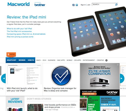 Macworld Homepage