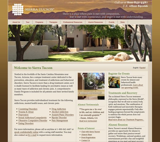 Sierra Tucson Homepage